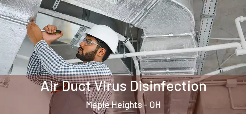 Air Duct Virus Disinfection Maple Heights - OH